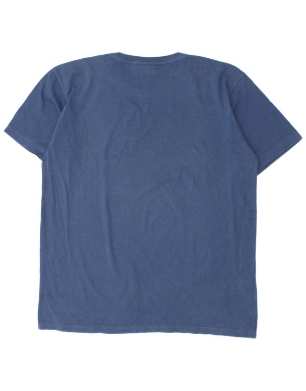 Lacoste drenge grafisk t-shirt top 15-16 år marineblå bomuld