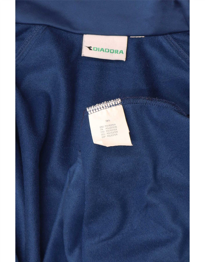 Diadora Træningsdragt til mænd Topjakke 2XL Blå Colourblock Polyester