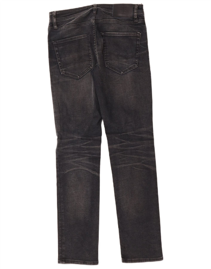 Jack & Jones Herre Tim Slim Jeans W30 L32 Sort Bomuld