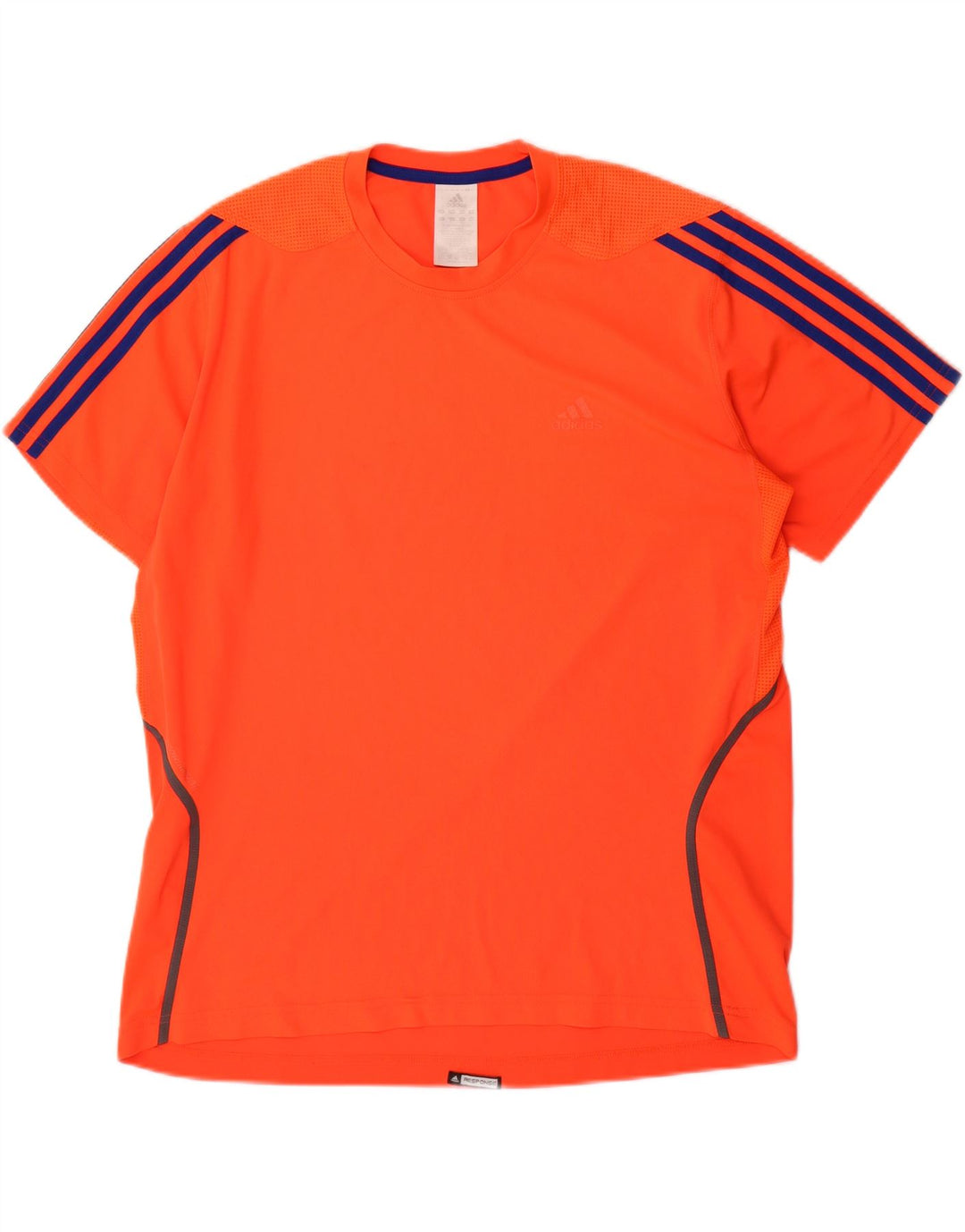 ADIDAS Herre T-Shirt Top Stor Orange Polyester