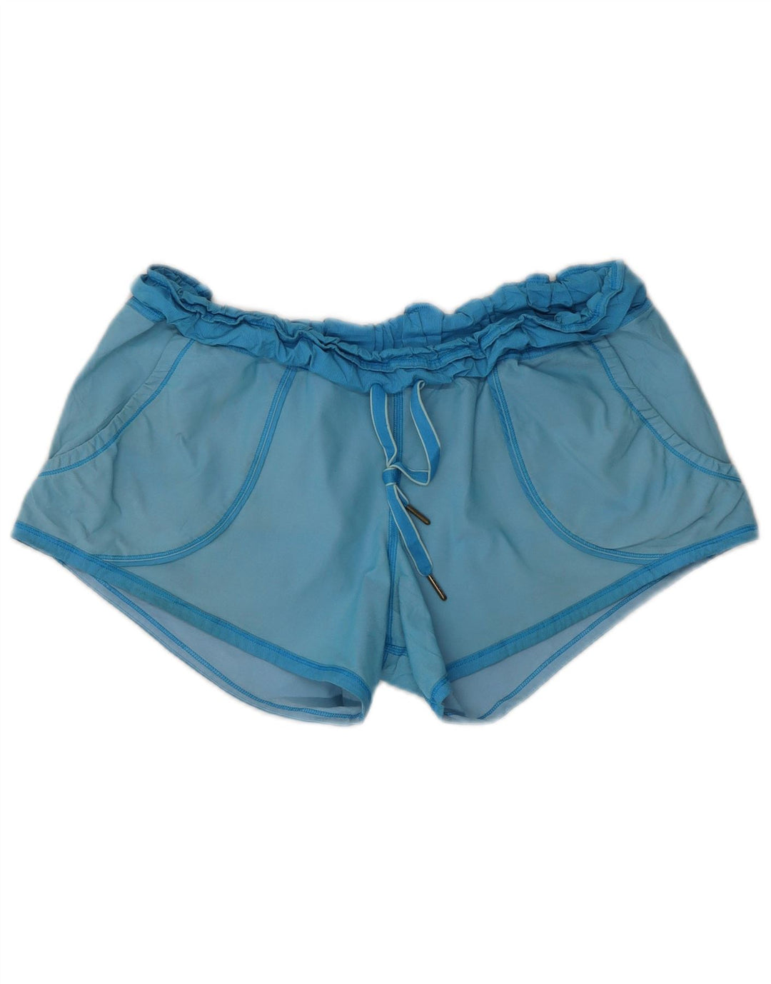 LULULEMON Sportsshorts til kvinder US 6 Medium Blue Polyester