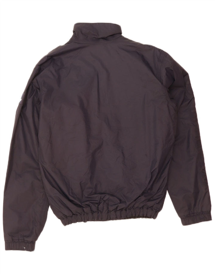 Murphy & Nye Herre Windbreaker Jacket UK 40 Large Navy Blue Colourblock