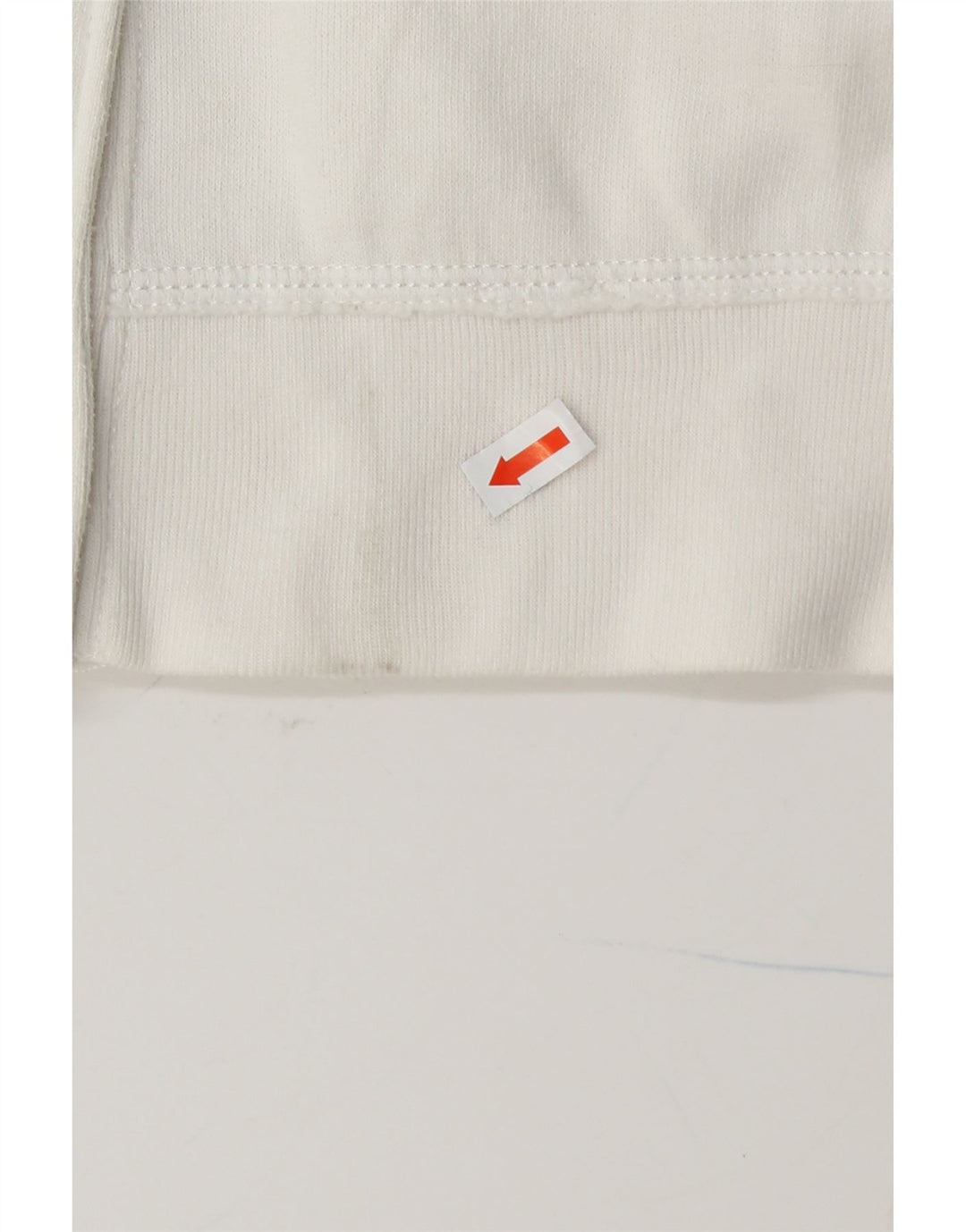 HOLLISTER Grafisk træningsdragt topjakke til kvinder UK 14 Stor hvid bomuld