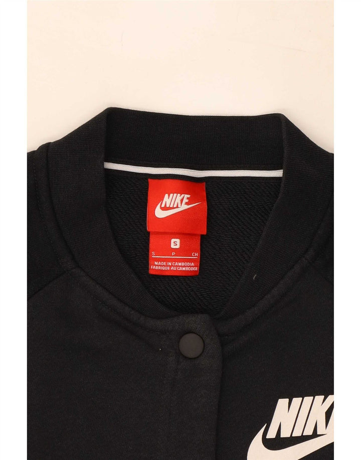 Nike Grafisk træningsdragt topjakke til kvinder UK 10 Lille Sort