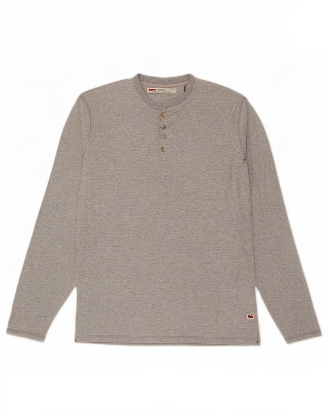 Levi's Herre Standard Fit Top Langærmet Medium Grey Flecked