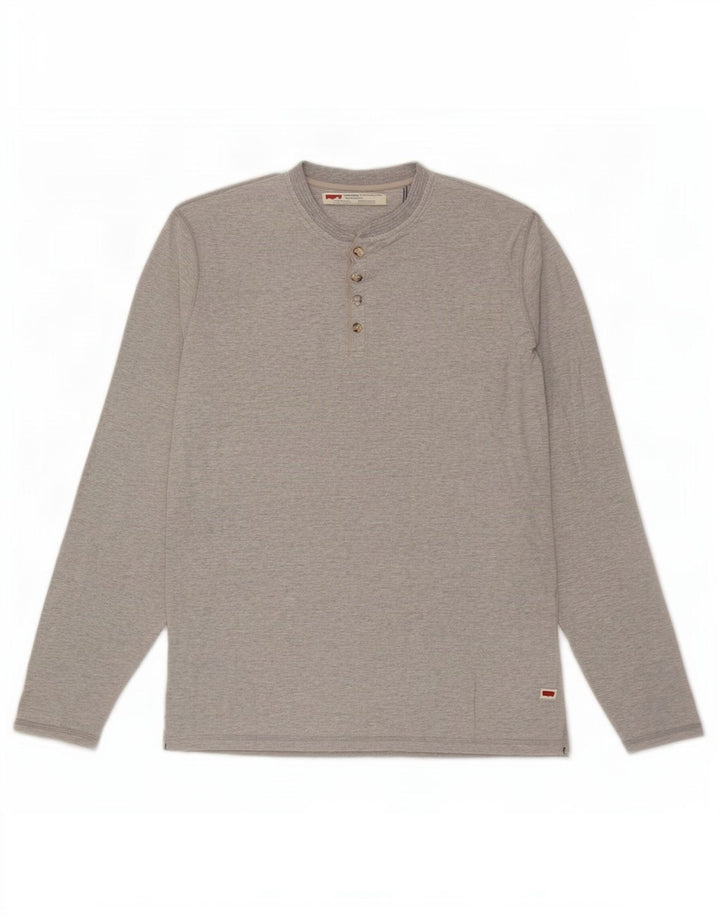 Levi's Herre Standard Fit Top Langærmet Medium Grey Flecked