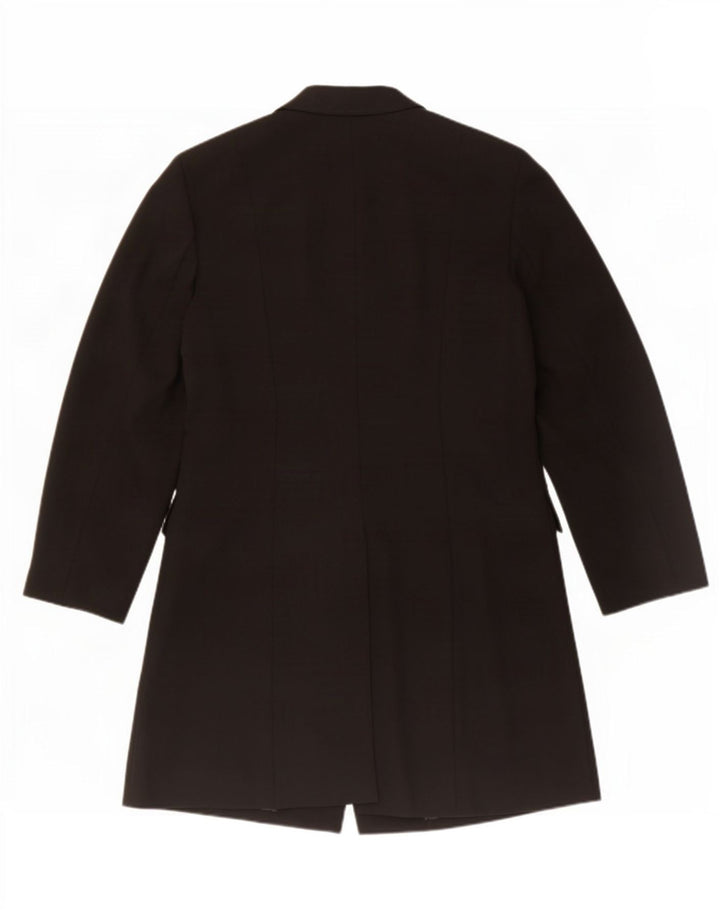 Dkny Dame Overfrakke US 14 XL Sort Uld