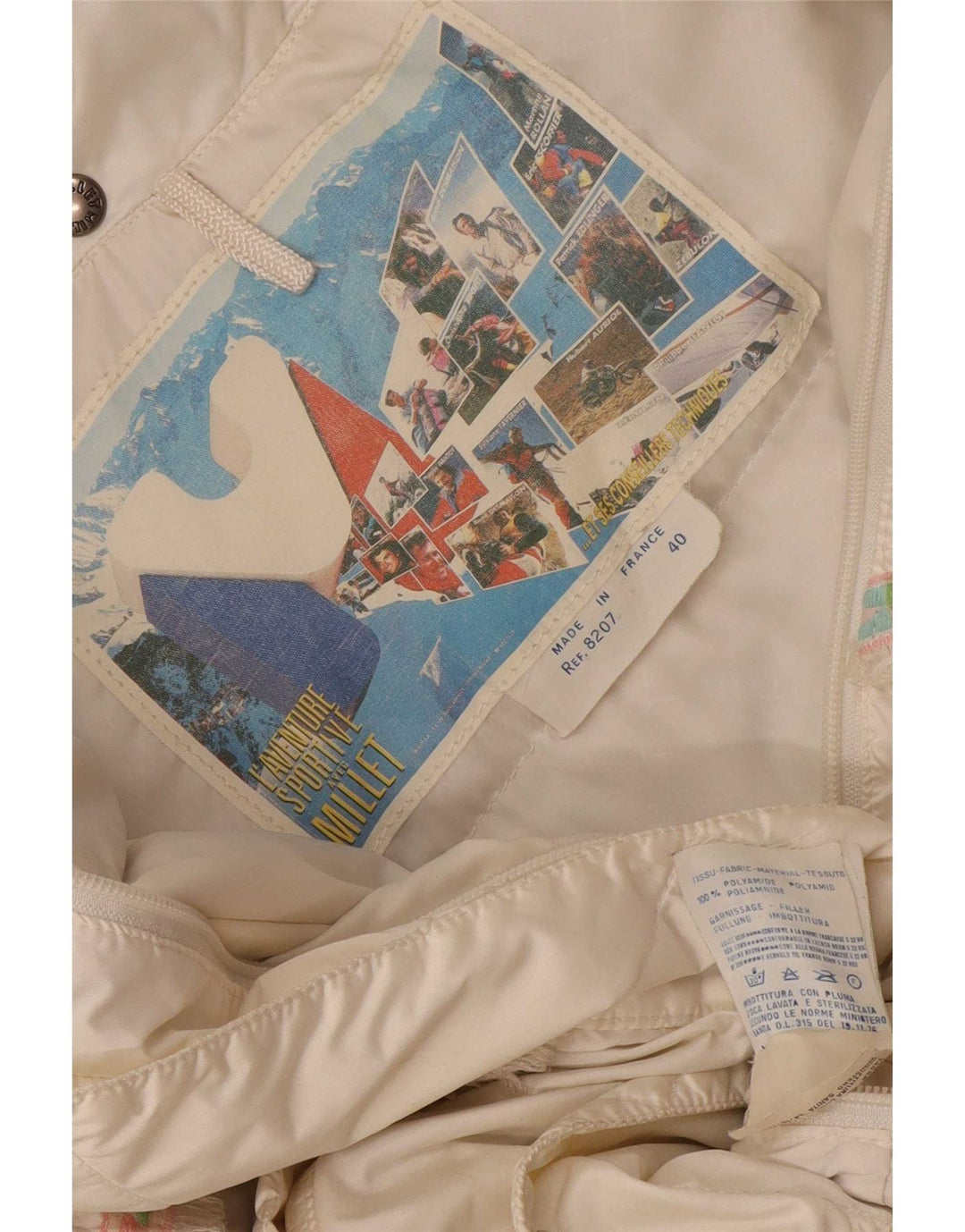 Millet Dame Hætte Oversized Polstret Jakke EU 40 Medium Hvid Polyamid