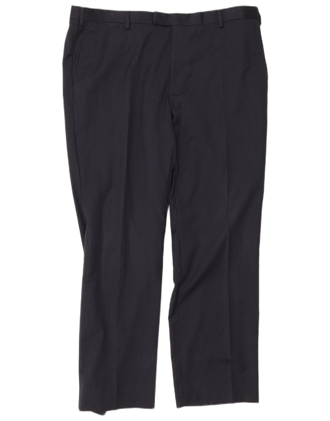 Marks & Spencer Herre Autograph Suit Bukser W40 L31 Marineblå stribet