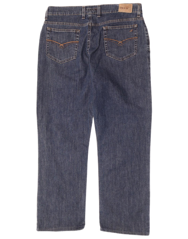 H.I.S Lige jeans til kvinder UK 18 XL W35 L27 Blå Bomuld