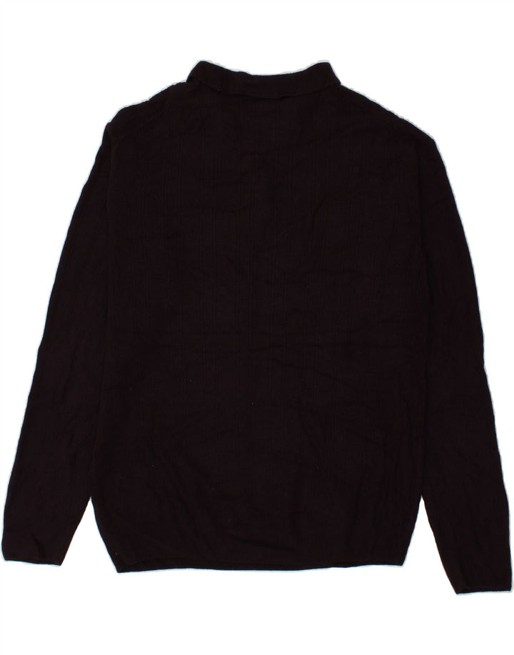 DOCKERS Mens Polo Neck Jumper Sweater XL Maroon Acrylic Vintage Dockers and Second-Hand Dockers from Messina Hembry 