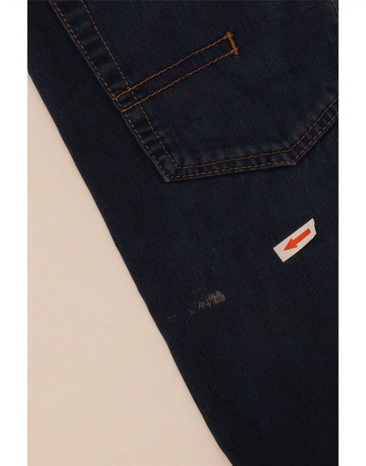 Calvin Klein Herre Bootcut Jeans W33 L30 Marineblå Bomuld