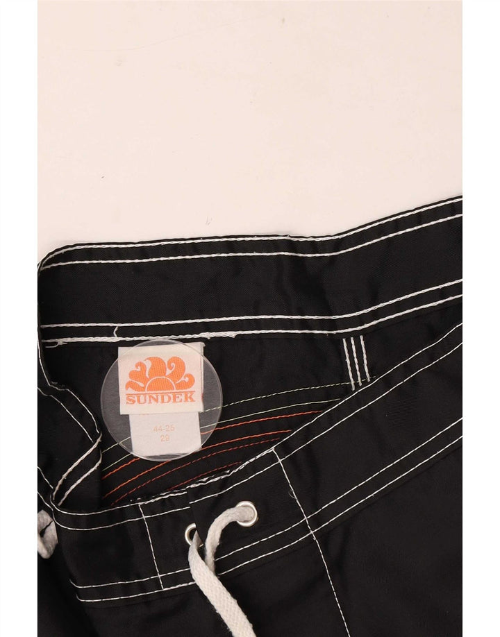 Sundek Herre badeshorts Små Sort Nylon