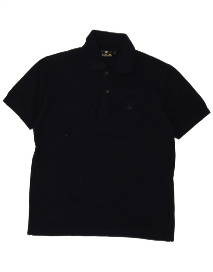 Navigare Herre poloshirt Medium marineblå bomuld