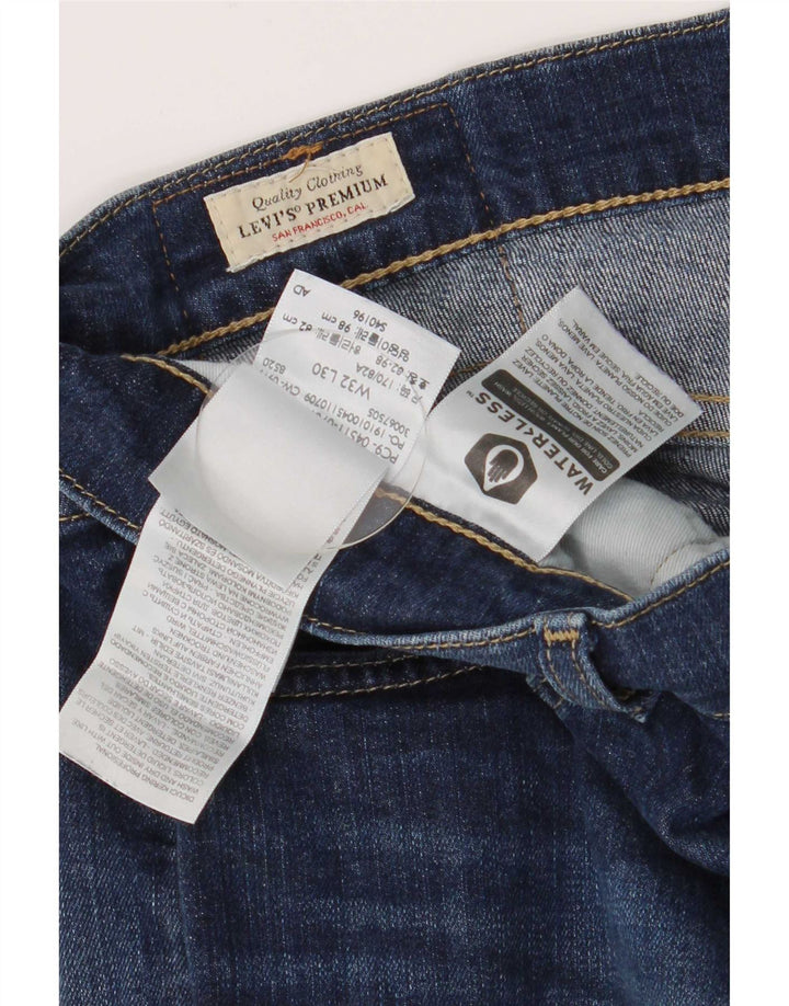 Levi's Herre 511 Slim Jeans W32 L30 Blå Bomuld