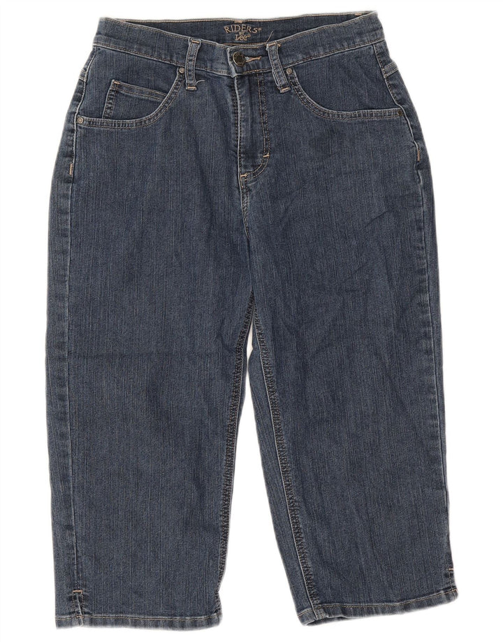 LEE Womens Riders Capri Jeans US 8 Medium W30 L18 Blå Bomuld
