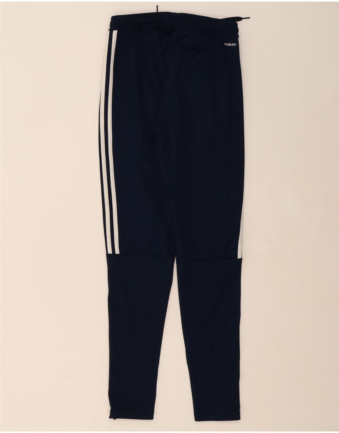 ADIDAS Mens Aeroready Tracksuit Trousers Small  Navy Blue Polyester Vintage Adidas and Second-Hand Adidas from Messina Hembry 