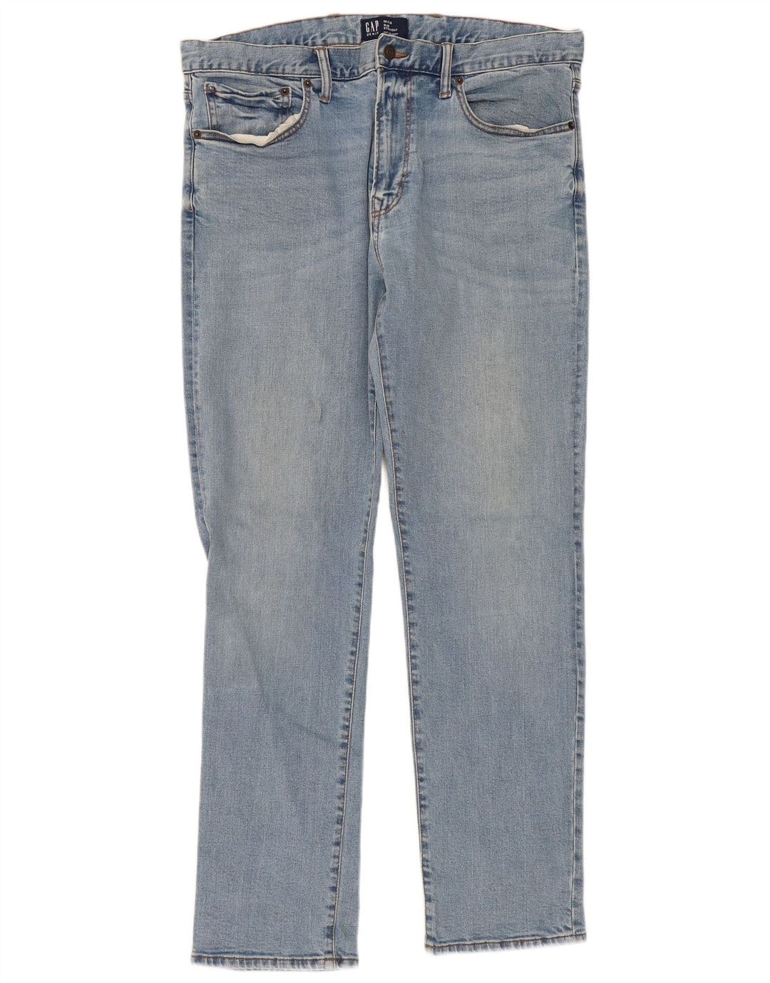 Gap Herre Slim Straight Jeans W36 L32 Blå Bomuld
