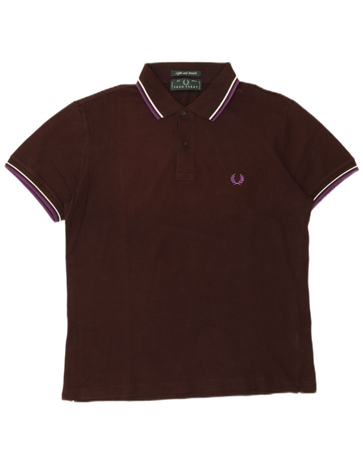 Fred Perry herre poloshirt Medium brun bomuld