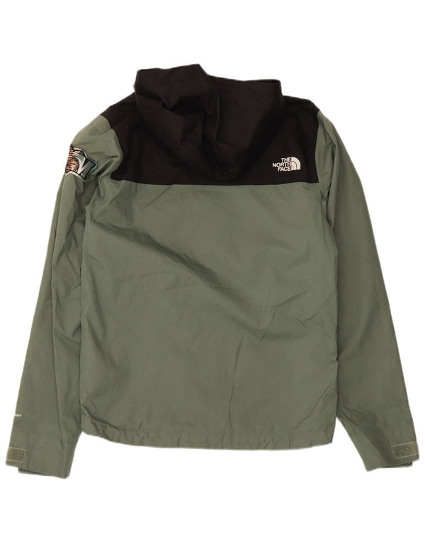 The North Face Herre Dryvent Regnjakke med hætte UK 34 XS Grøn Colourblock