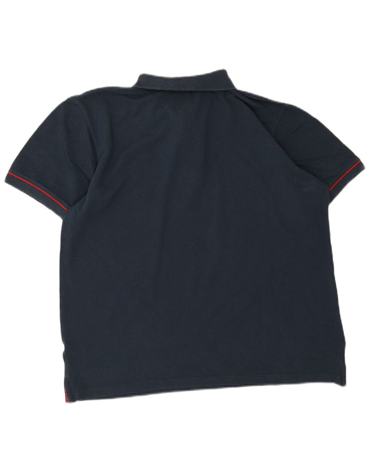 Avirex Herre Polo Shirt Large Navy Blue