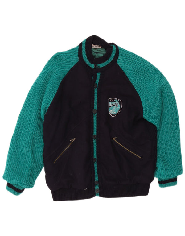 Rodrigo Herre Bomber Jacket IT 48 Medium Sort Colourblock
