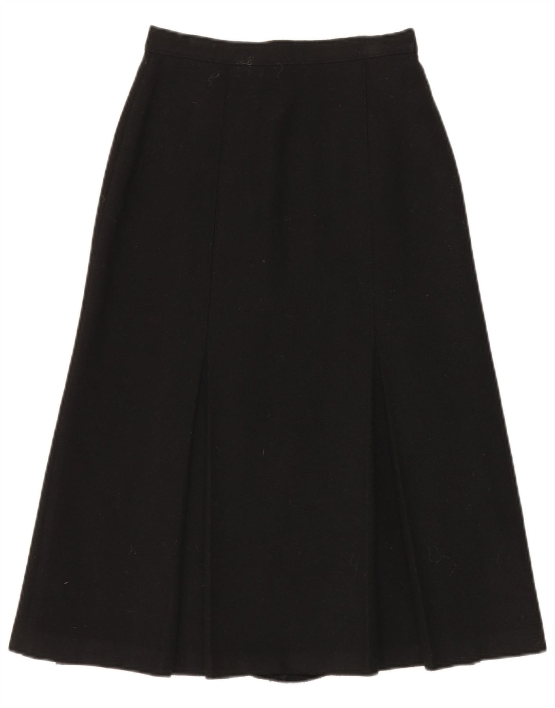 St Michael Dame A-Line nederdel UK 10 Small W24 Black Wool