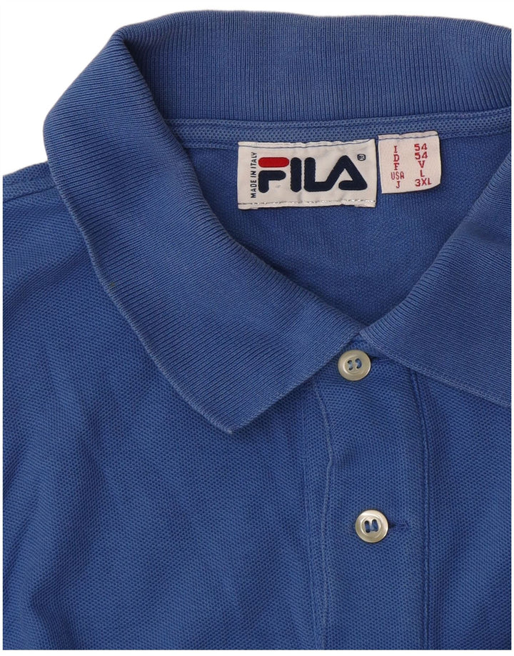 Fila Polo Shirt til mænd IT 54 XL Blå