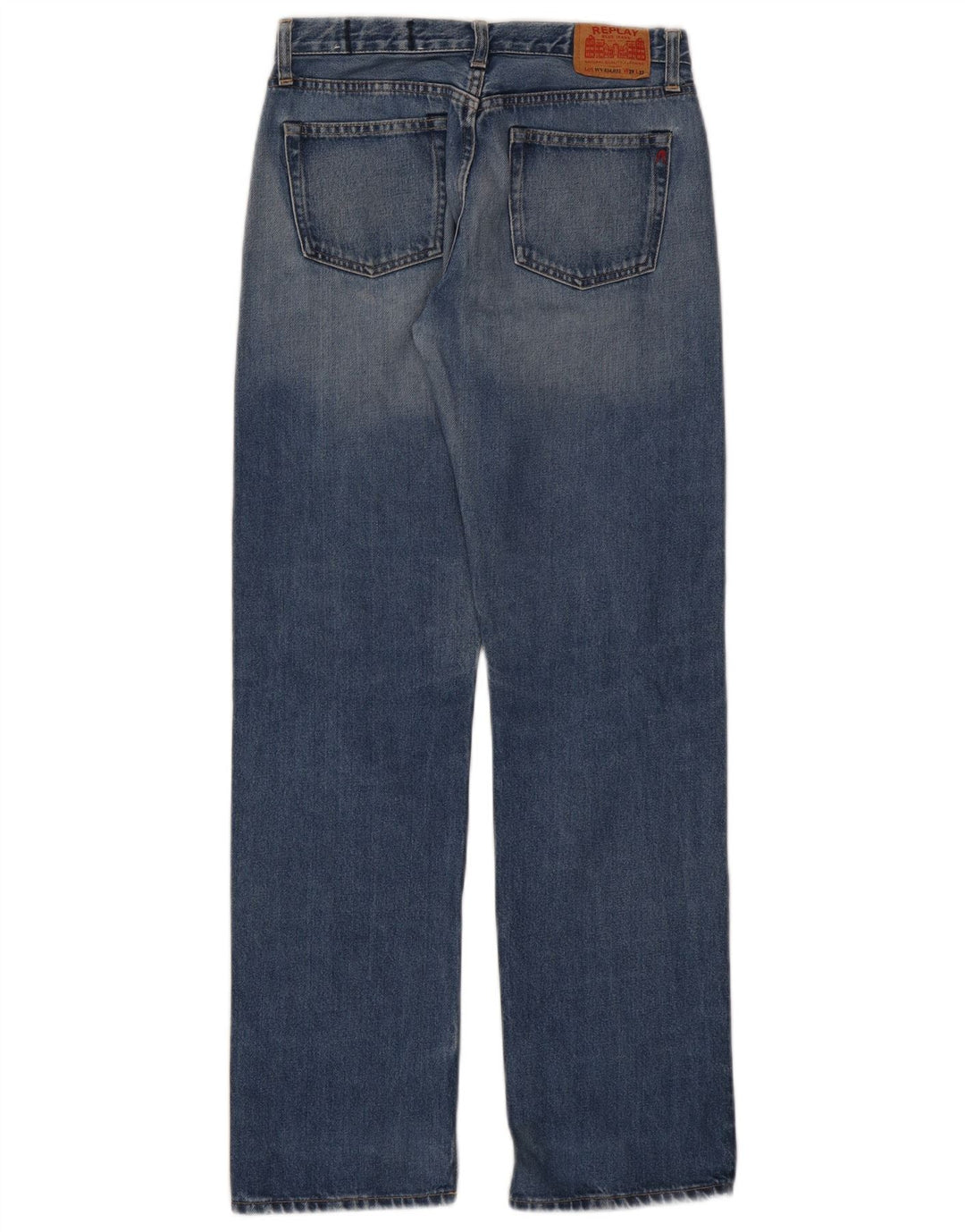 Replay Dame Straight Jeans W29 L32 Blå