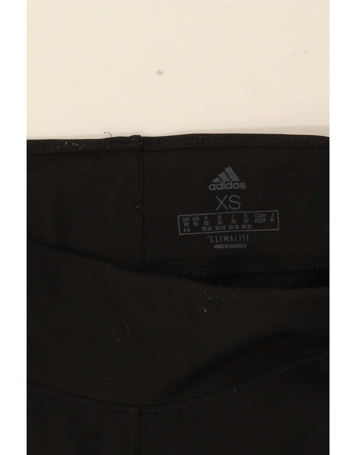 Adidas Womens Climalite Leggings UK 4/6 XS Sort
