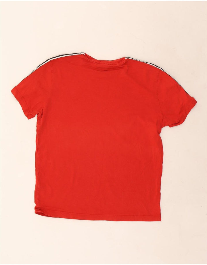 Champion Herre grafisk T-shirt Top Lille rød Colourblock Bomuld