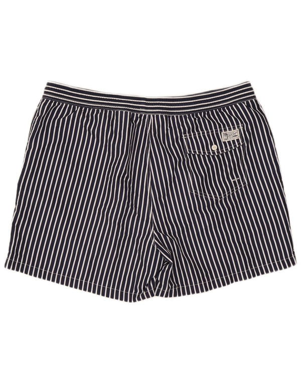 Polo Ralph Lauren Badeshorts til mænd 2XL marineblå stribet polyester