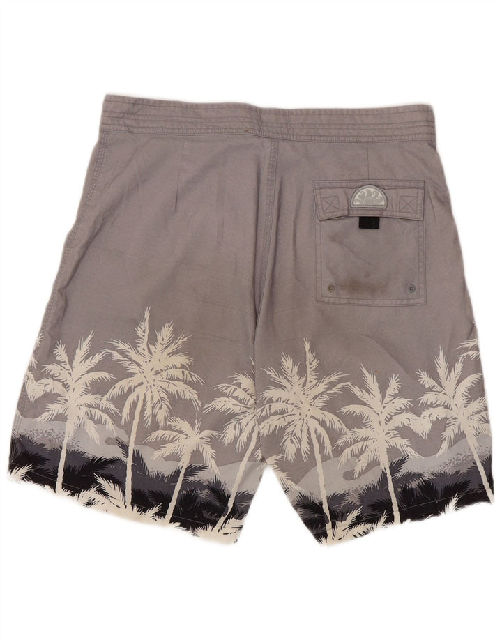Sundek Herre badeshorts Large Grå Blomster Polyester