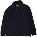 Kappa herre lynlås hals fleece jumper stor marineblå polyester