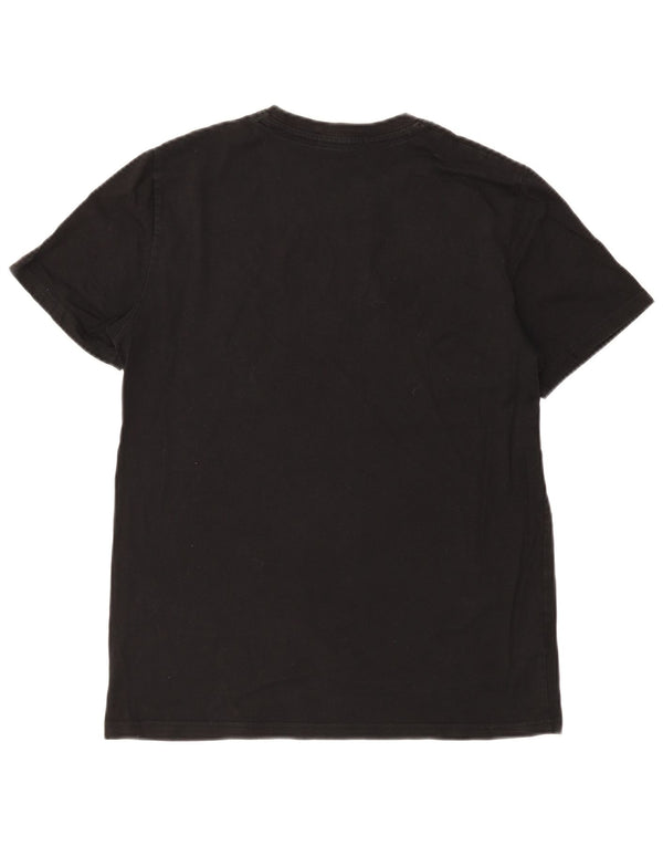 Fred Perry Herre T-Shirt Top Medium Sort Bomuld