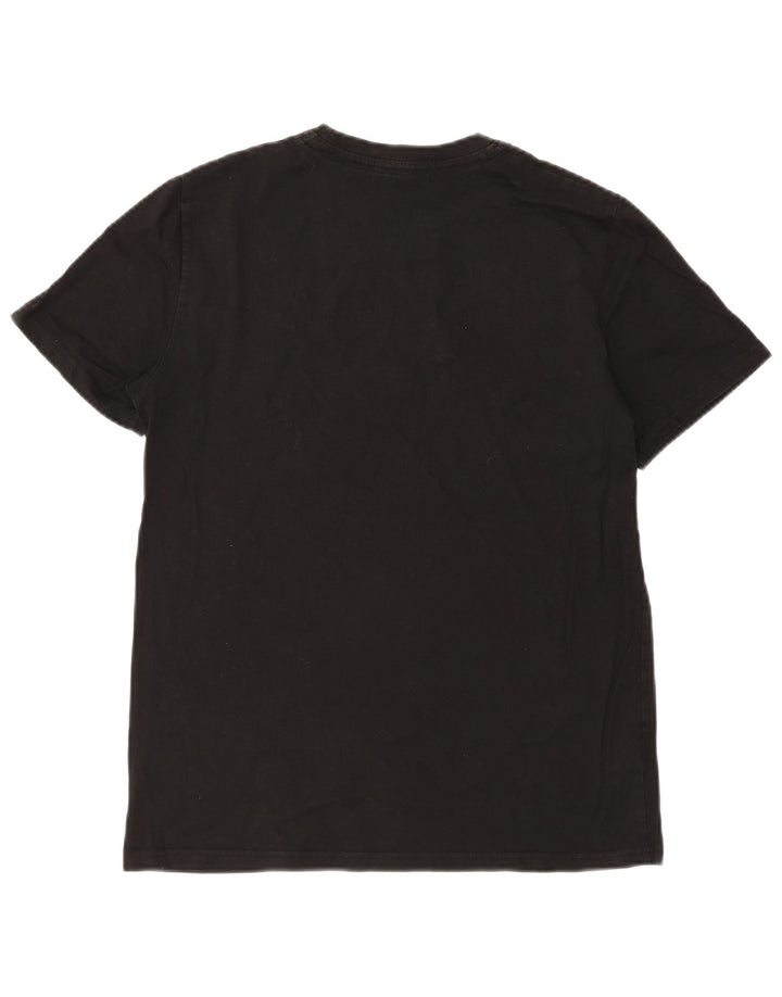 Fred Perry Herre T-Shirt Top Medium Sort Bomuld