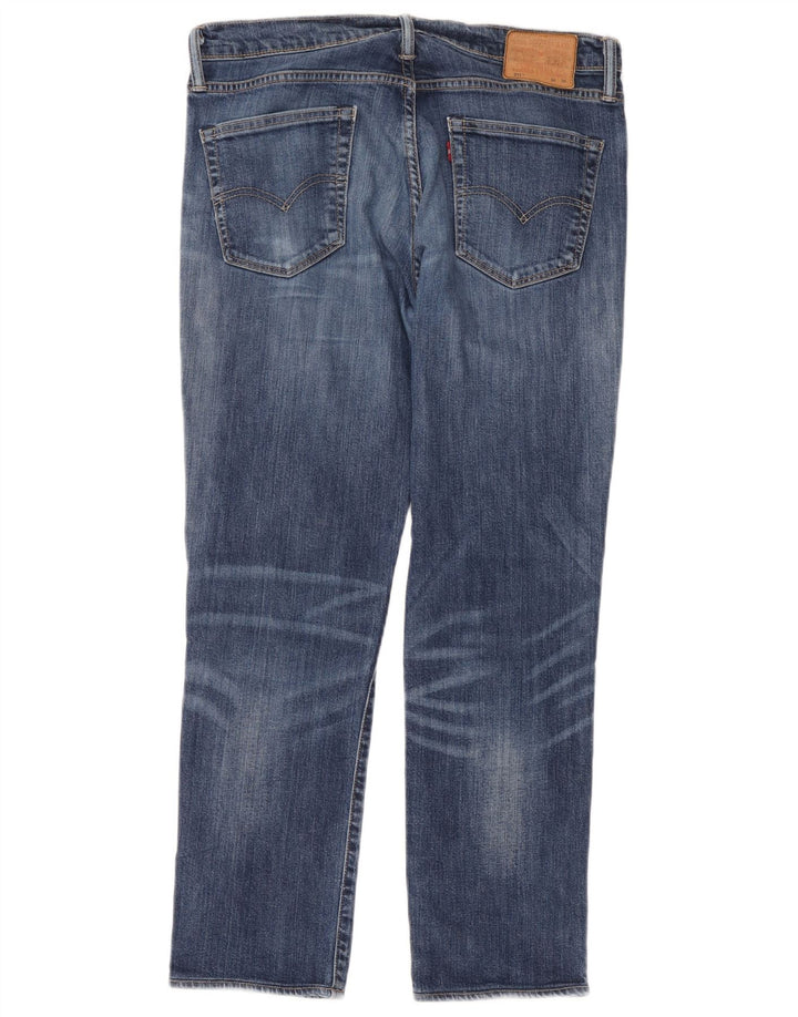 Levi's Herre 511 Slim Jeans W34 L28 Blå Bomuld