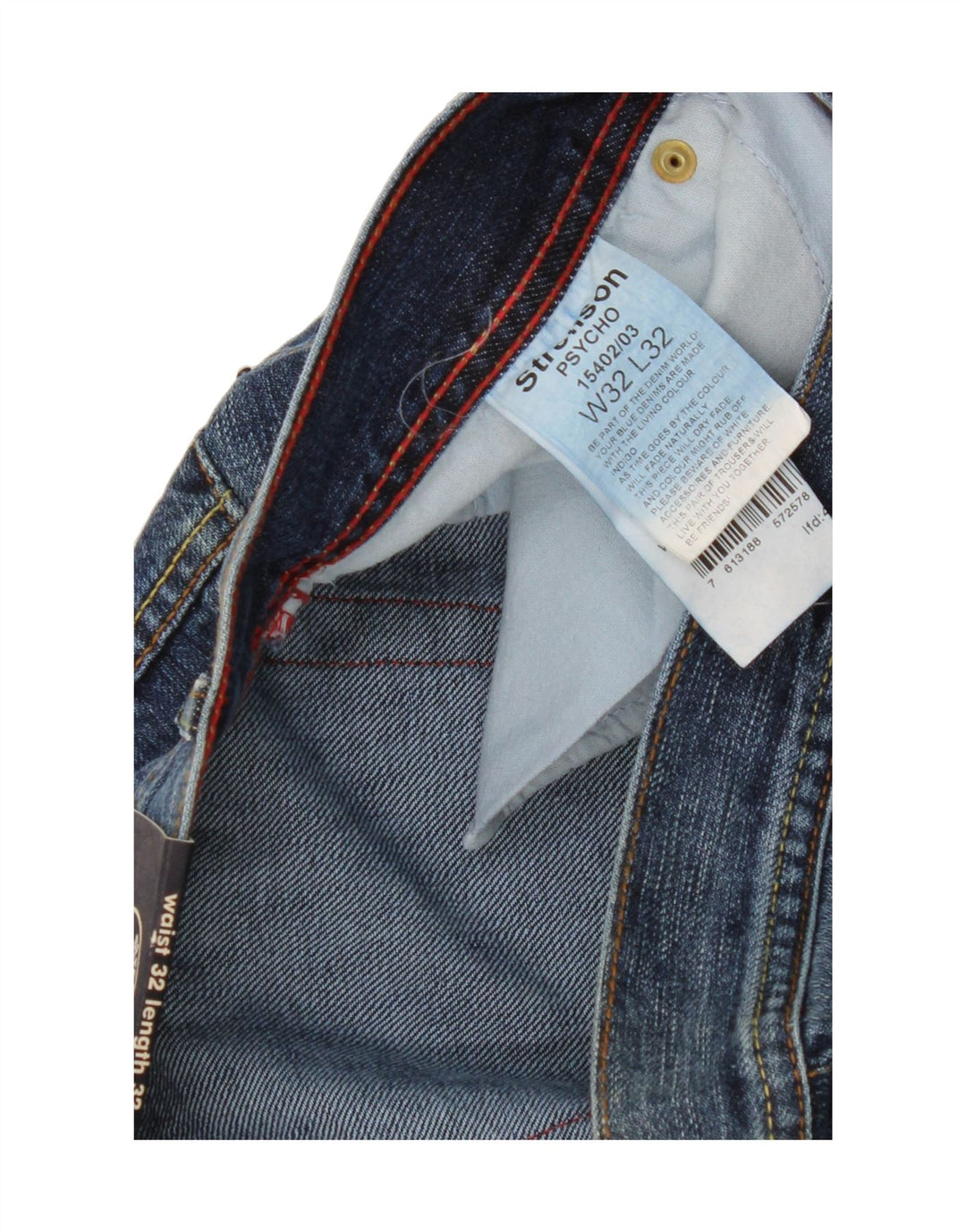 STRELLSON Herre Bootcut Jeans W32 L32 Blå Bomuld