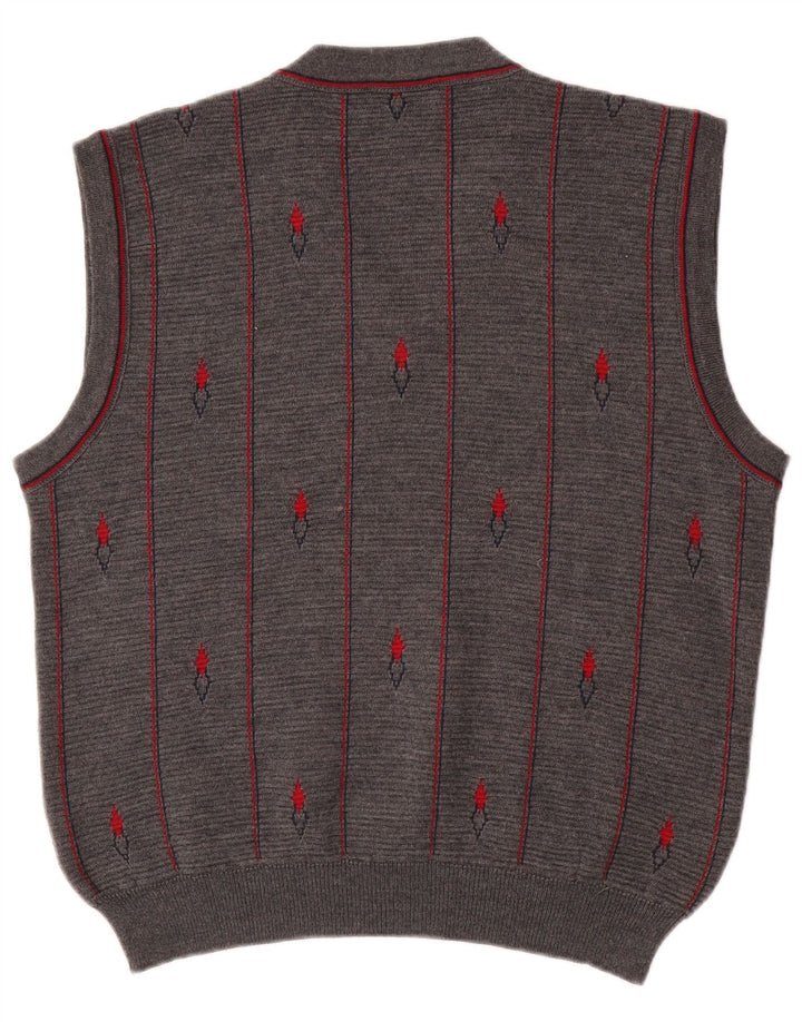 Jockey Herre Vest Tank Top IT 52 Stor Grå Stribet