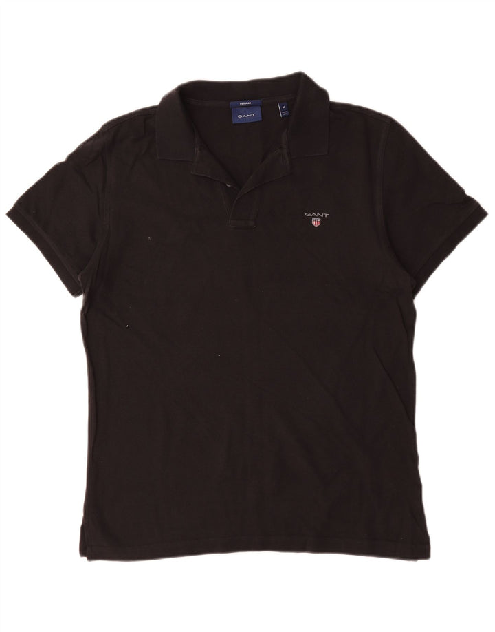 Gant Regular Polo Shirt Medium Sort Bomuld
