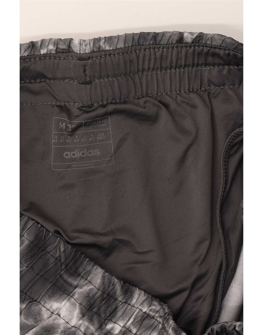 Adidas Dame Relaxed Fit Graphic Sports Shorts UK 12 Medium Black Polyester