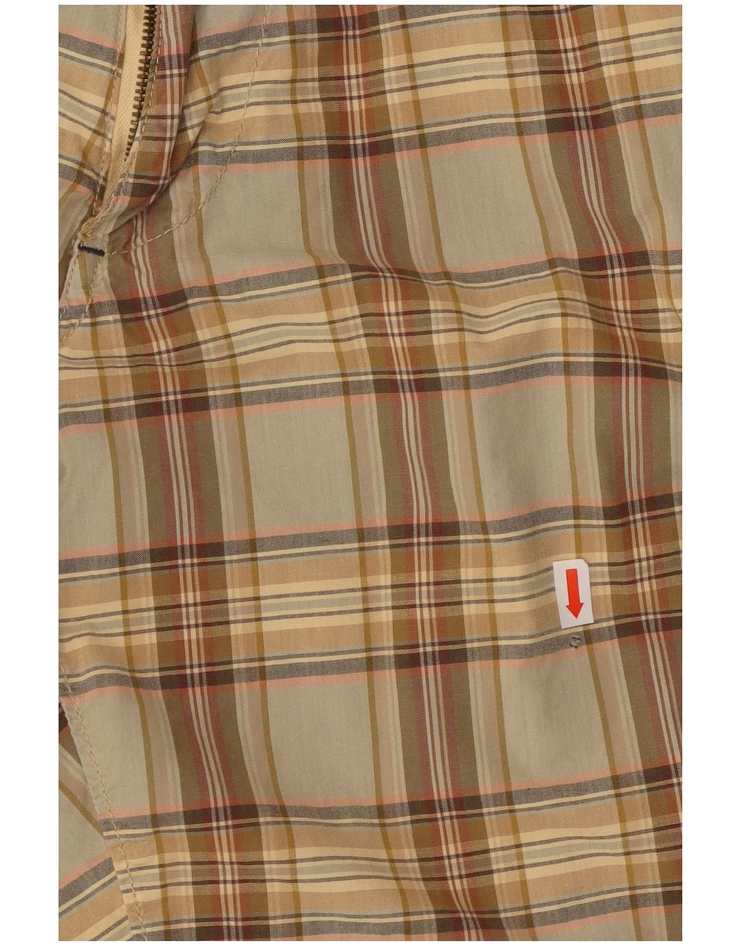 Marlboro Classics Herre Cargo Shorts W38 XL Grøn ternet bomuld