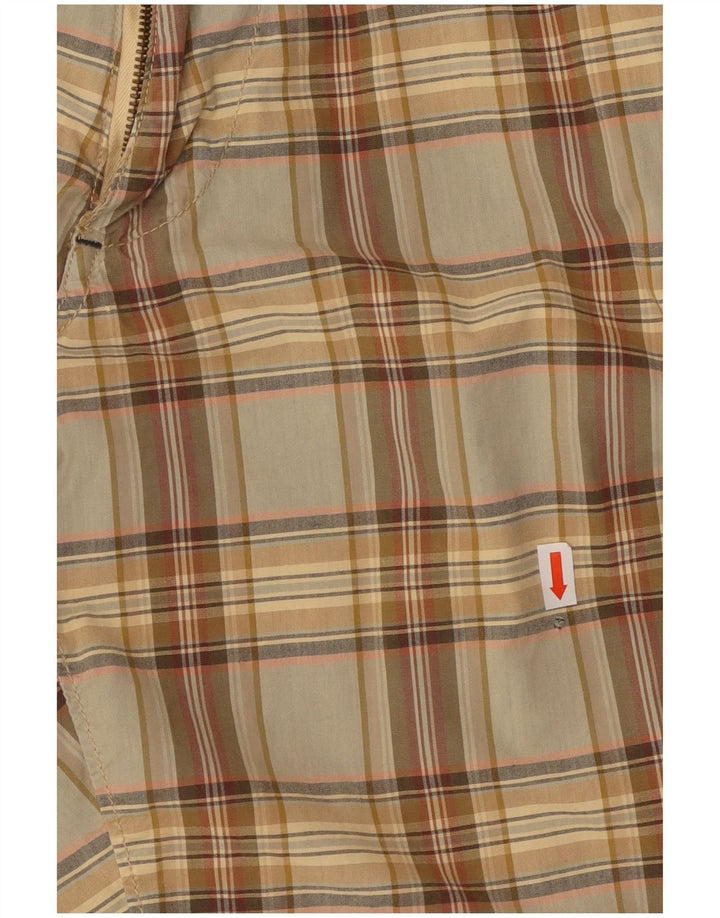 Marlboro Classics Herre Cargo Shorts W38 XL Grøn ternet bomuld