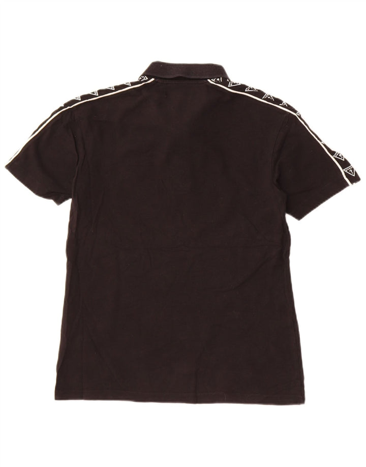 Guess Grafisk poloshirt til mænd XS Sort bomuld