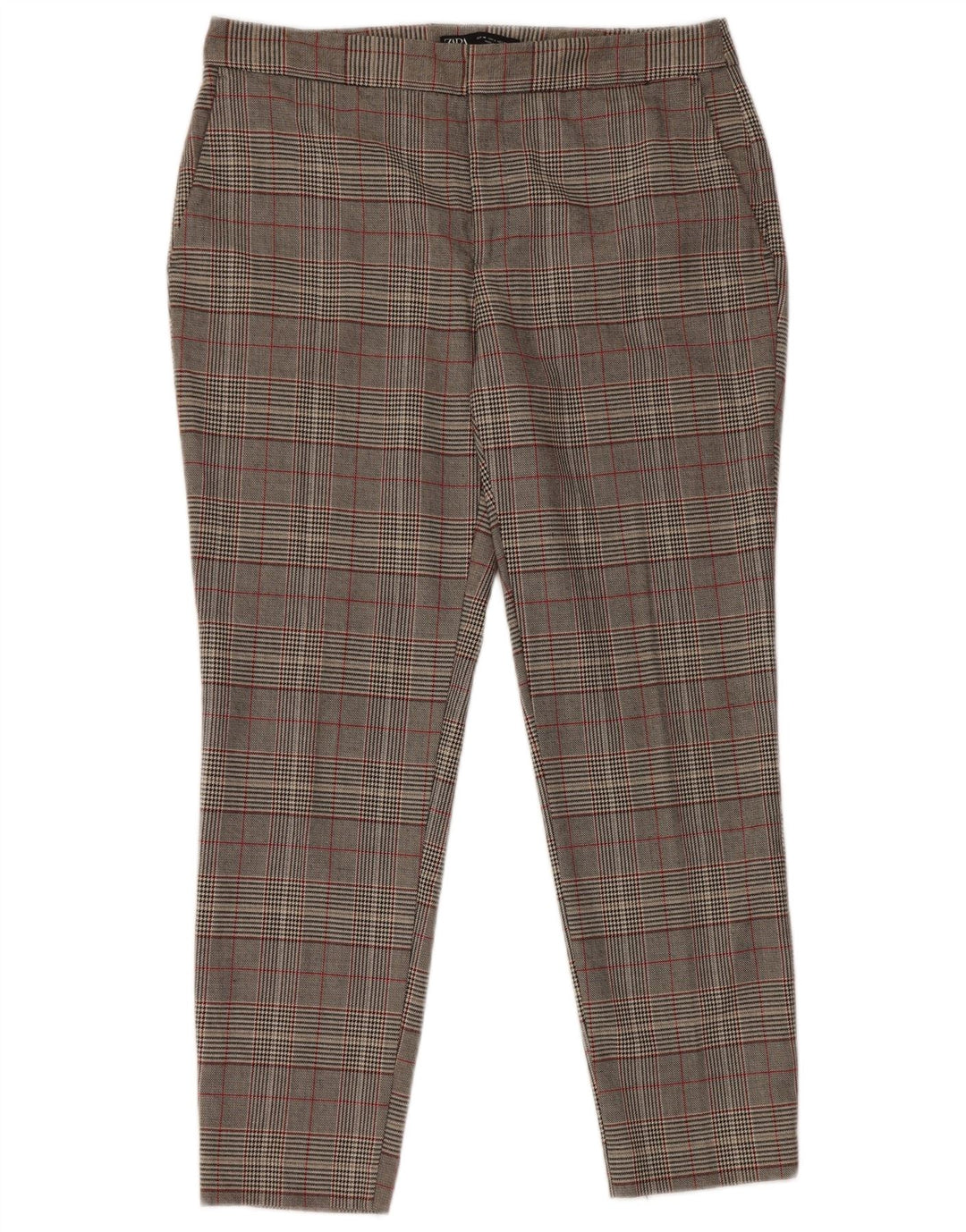 Zara Slim Chino Bukser til kvinder EU 40 Medium W30 L27 Grå Hundstød