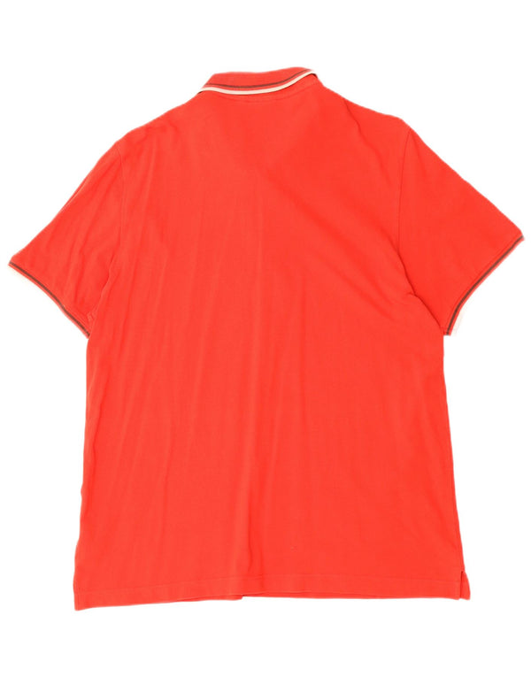 Lotto Herre Polo Shirt UK 44/46 2XL Rød Bomuld