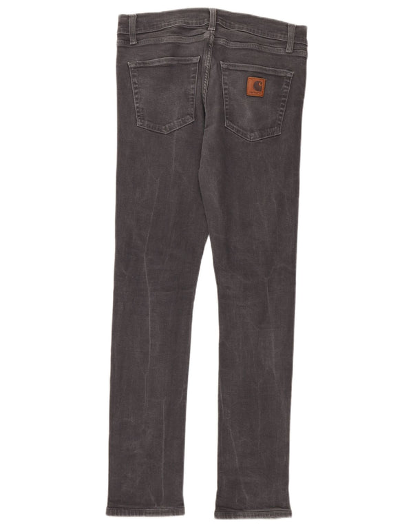 Carhartt Dame Slim Jeans W32 L34 Grå Bomuld