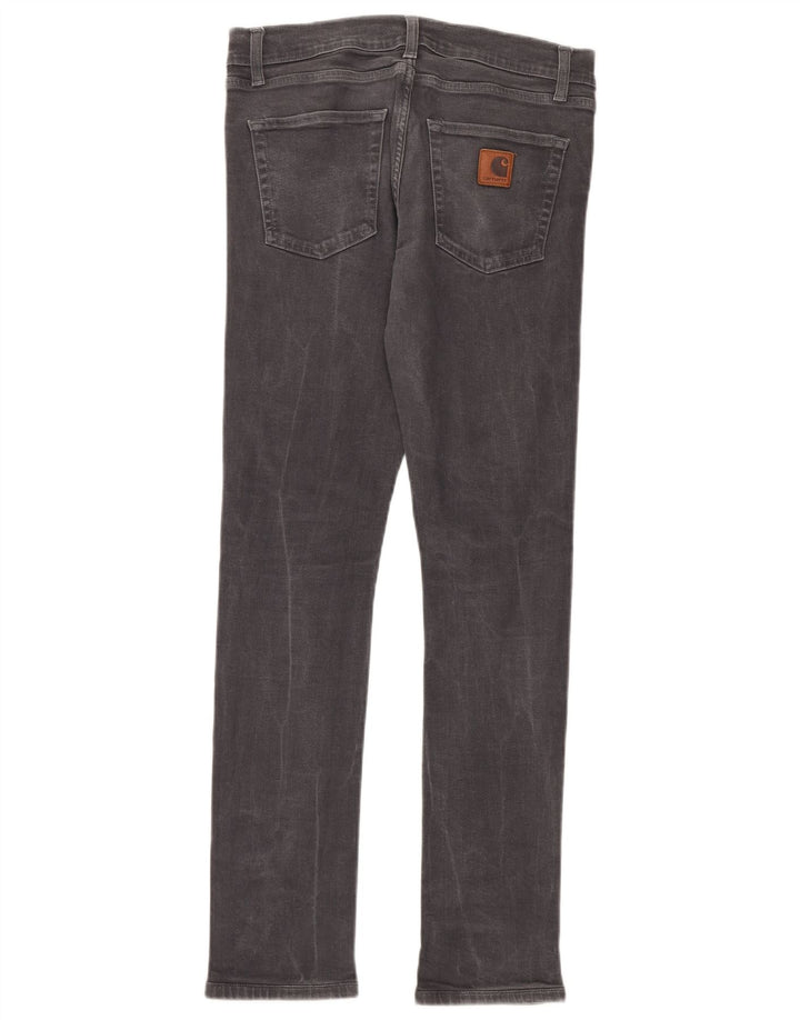 Carhartt Dame Slim Jeans W32 L34 Grå Bomuld