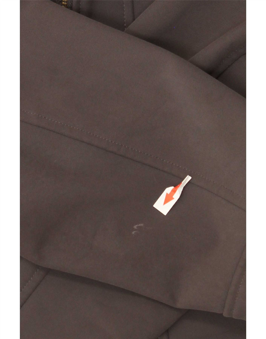 Michael Kors Dame Hooded Windbreaker Coat UK 14 Medium Grey Polyester