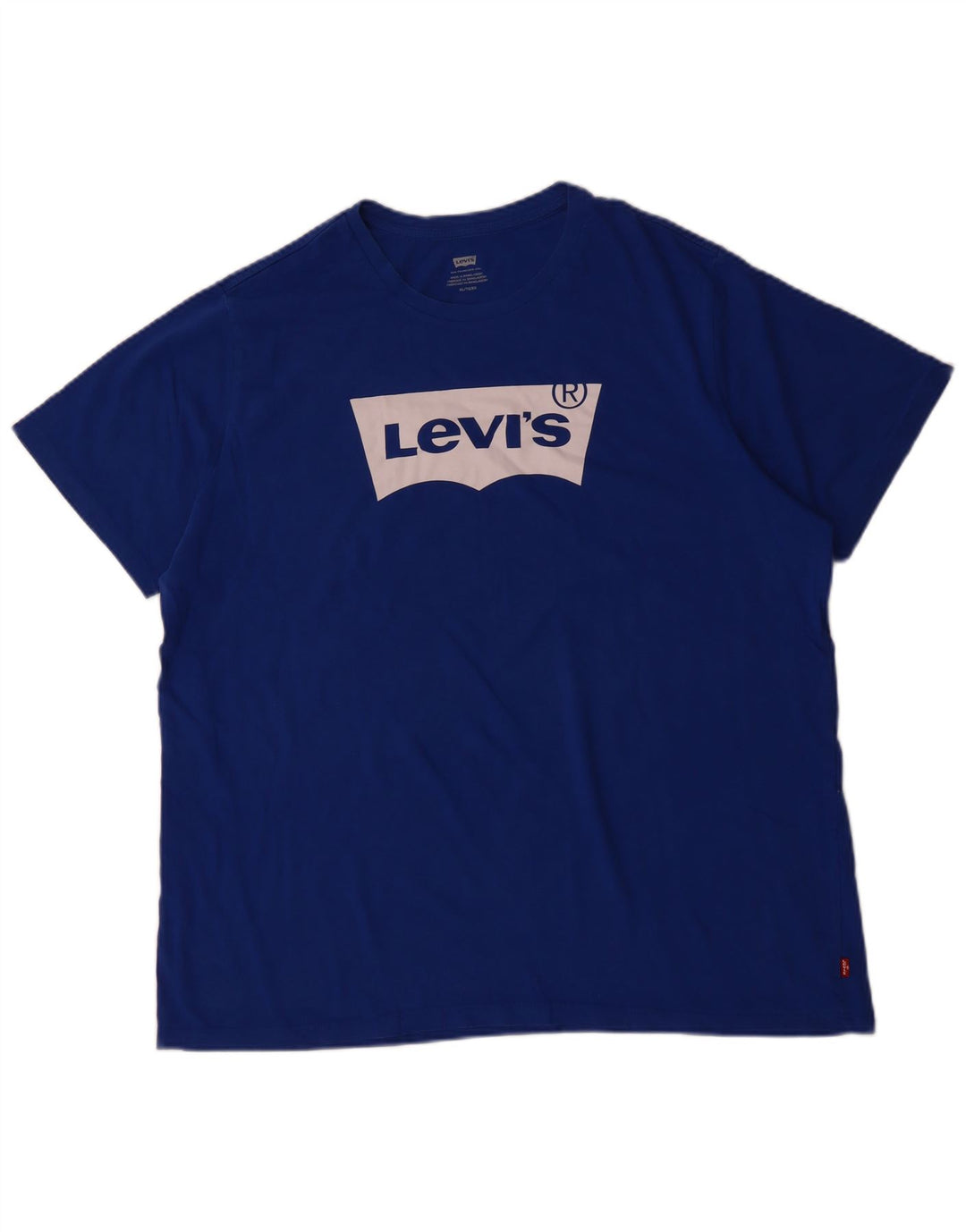 LEVI'S Mens Graphic T-Shirt Top XL Blue Cotton